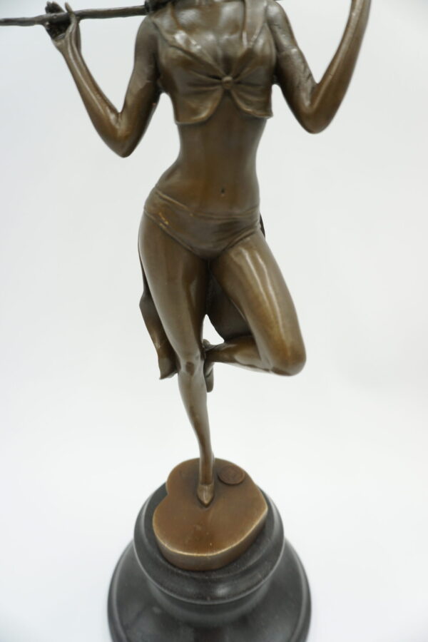 FIGURA Z BRĄZU TANCERKA REWIOWA