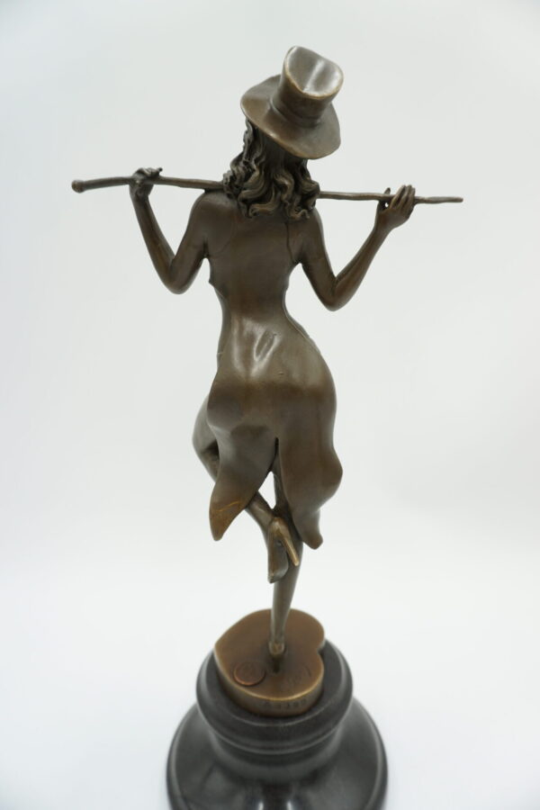 FIGURA Z BRĄZU TANCERKA REWIOWA