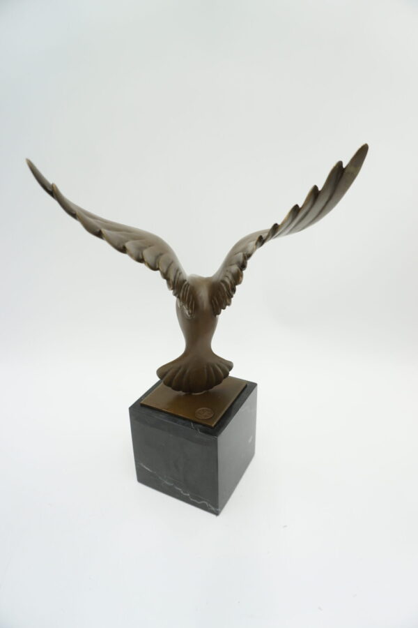 FIGURA Z BRĄZU GOŁĄB W LOCIE PTAK