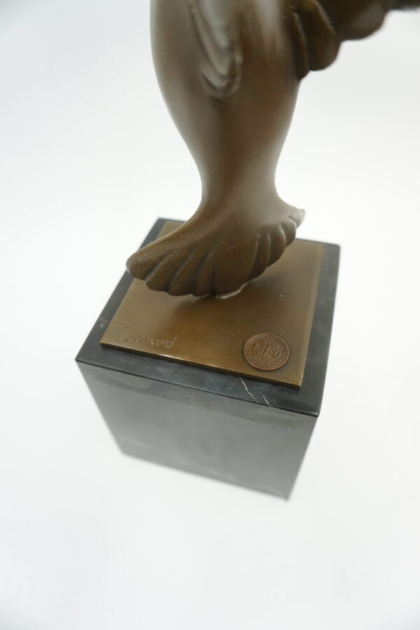 FIGURA Z BRĄZU GOŁĄB W LOCIE PTAK