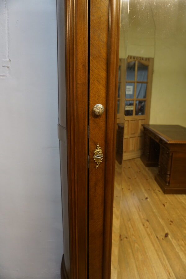 PAŁACOWA SZAFA TRZYDRZWIOWA Z LUSTRAMI LUDWIK ROCAILLE ANIOŁ FRANCJA