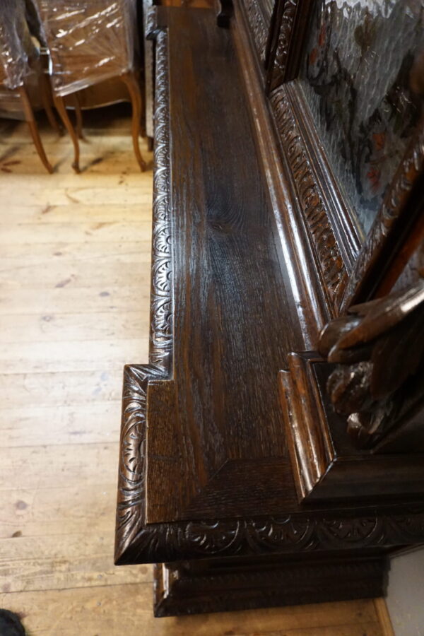 FIGURALNY KREDENS NIESAMOWITE RZEŹBY UNIKAT