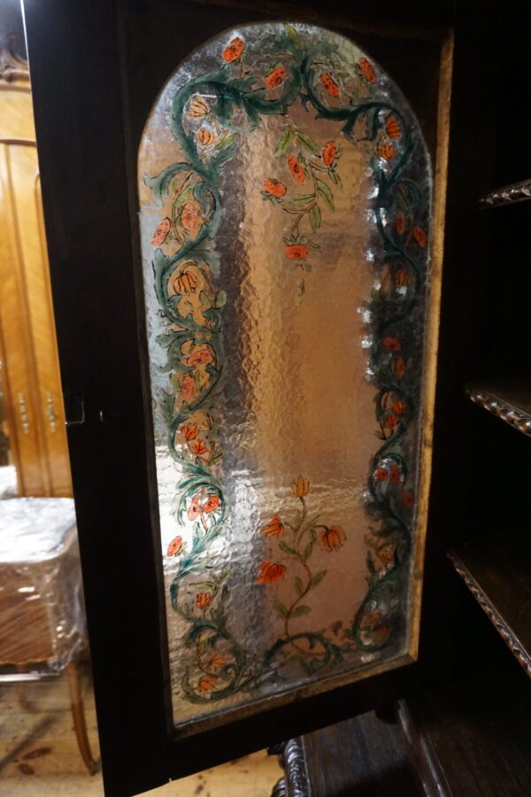 FIGURALNY KREDENS NIESAMOWITE RZEŹBY UNIKAT