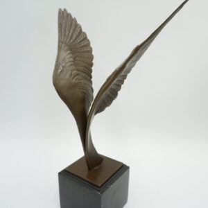 FIGURA Z BRĄZU SKRZYDŁA PTAKA SYMBOL WOLNOŚCI ZWYCIĘSTWA