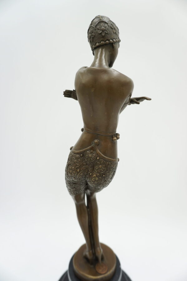 TANCERKA EGIPSKA FIGURA Z BRĄZU KOBIETA