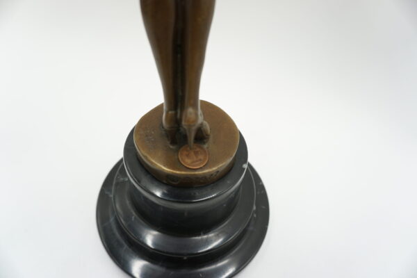 TANCERKA EGIPSKA FIGURA Z BRĄZU KOBIETA