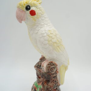 PIĘKNA PORCELANOWA FIGURKA PAPUGA