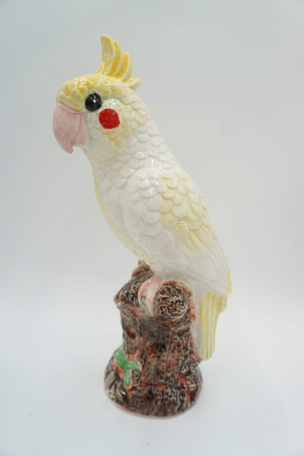 PIĘKNA PORCELANOWA FIGURKA PAPUGA