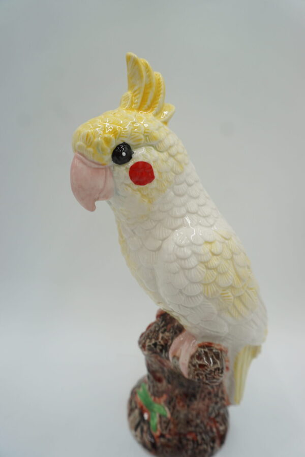 PIĘKNA PORCELANOWA FIGURKA PAPUGA