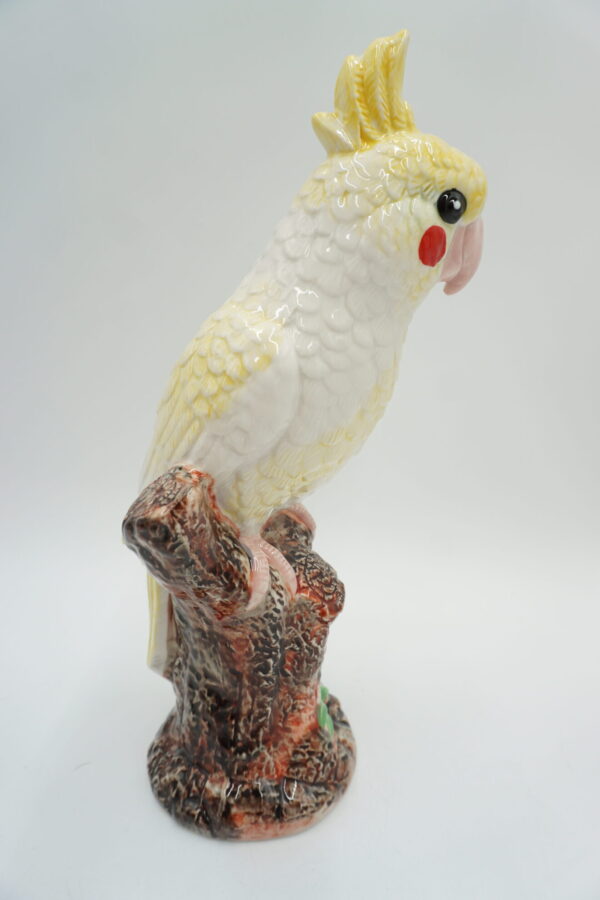 PIĘKNA PORCELANOWA FIGURKA PAPUGA