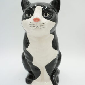 PIĘKNA PORCELANOWA FIGURKA KOT KOTEK