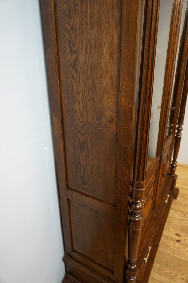 WYSOKA EKLETYCZNA BIBLIOTEKA FRANCUSKA PO RENOWACJI WYS 243cm