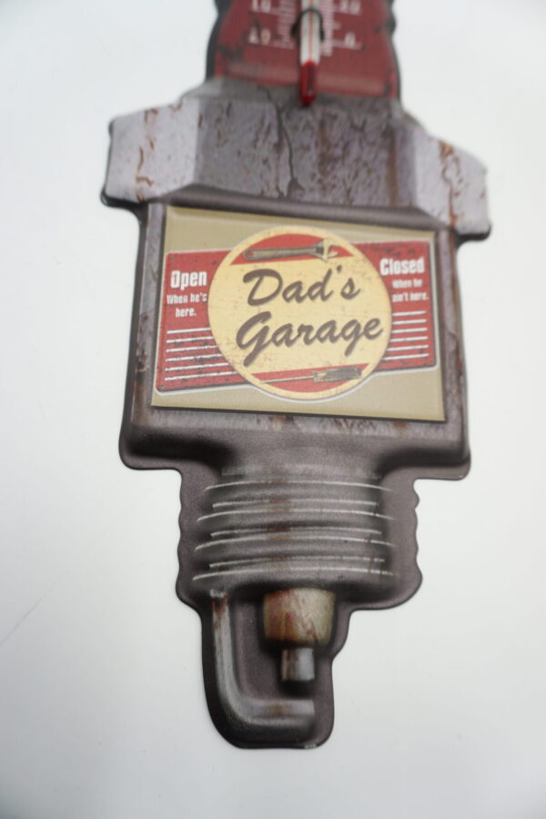 STYLOWY TERMOMETR ŚCIENNY DAD'S GARAGE