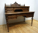 STARE RZEŹBIONE BIURKO SEKRETARZYK GŁOWY FRANCJA!!