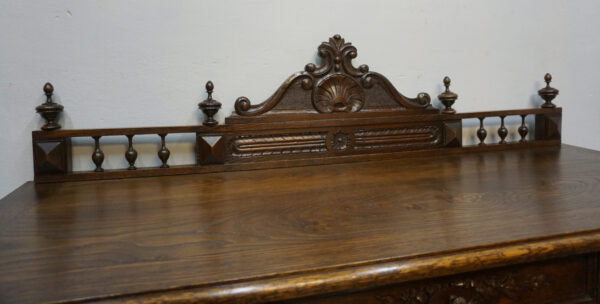 STARE RZEŹBIONE BIURKO SEKRETARZYK GŁOWY FRANCJA!!