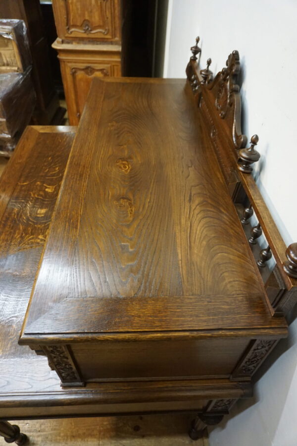 STARE RZEŹBIONE BIURKO SEKRETARZYK GŁOWY FRANCJA!!