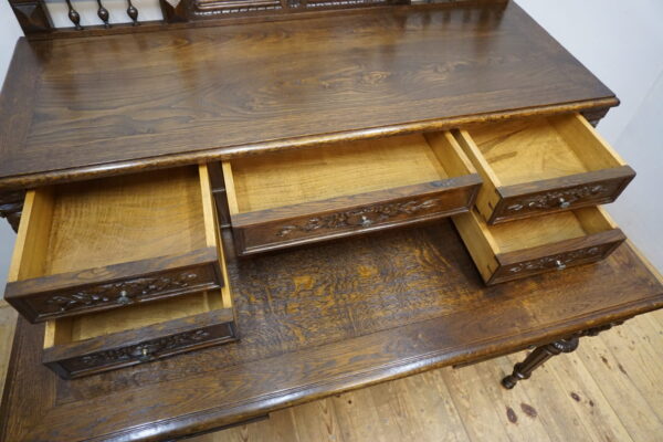 STARE RZEŹBIONE BIURKO SEKRETARZYK GŁOWY FRANCJA!!