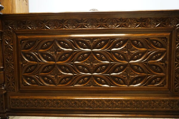 STARE BRETOŃSKIE ŁOŻE RĘCZNIE RZEŹBIONE ORYGINAŁ !!