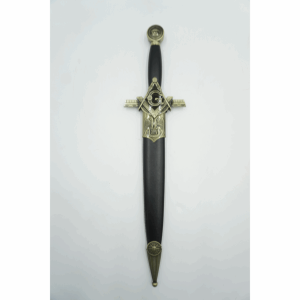 MASOŃSKI MIECZ CEREMONIALNY - DEKORACYJNY KORDZIK