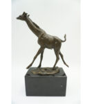 FIGURA Z BRĄZU – ZWIERZĘ ŻYRAFA