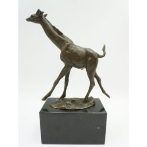 FIGURA Z BRĄZU – ZWIERZĘ ŻYRAFA