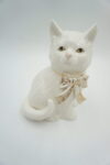 PIĘKNA PORCELANOWA FIGURKA KOT