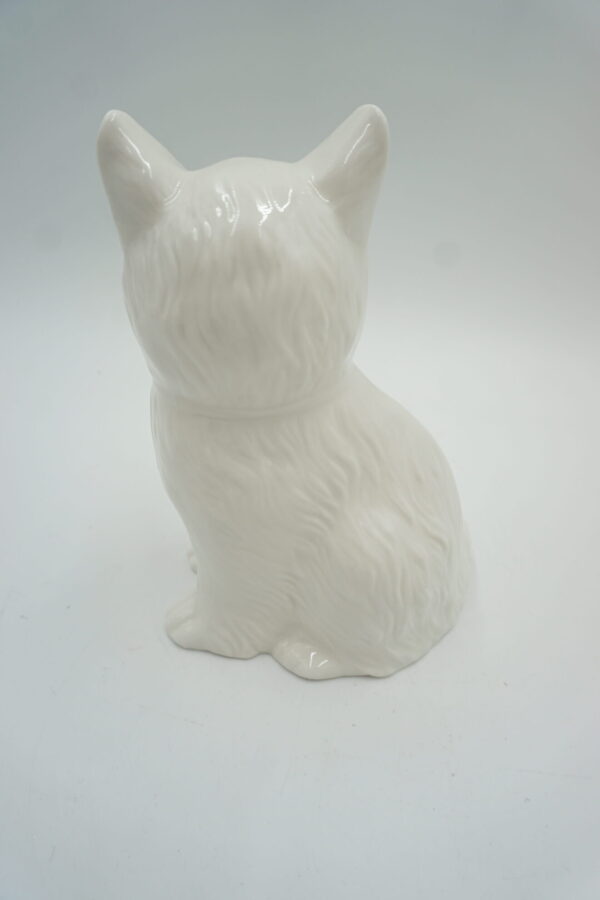 PIĘKNA PORCELANOWA FIGURKA KOT