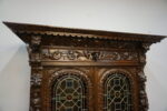 STARY FIGURALNY KREDENS Z WITRAŻAMI ORYGINAŁ 1820-1850r.