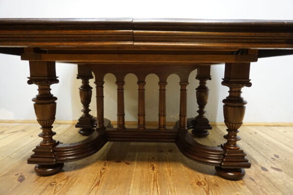 STARY MASYWNY STÓŁ EKLEKTYCZNY ROZKŁADANY DO 402cm LITY DĄB