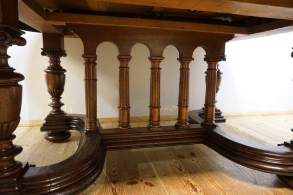 STARY MASYWNY STÓŁ EKLEKTYCZNY ROZKŁADANY DO 402cm LITY DĄB