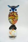 SZKŁO MURANO, FIGURA SOWA KOLOROWA!!