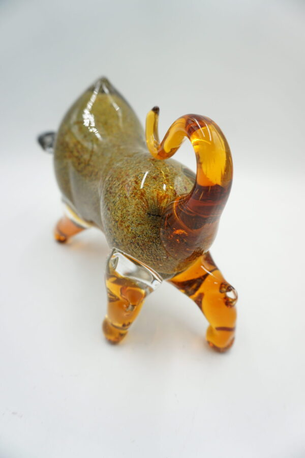 SZKŁO MURANO, FIGURA BYK