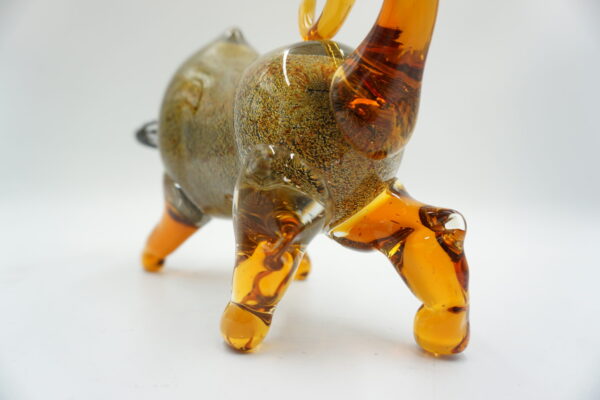 SZKŁO MURANO, FIGURA BYK