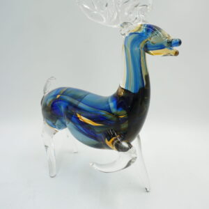SZKŁO MURANO, FIGURA JELEŃ