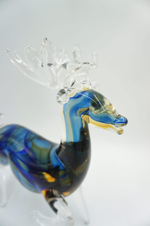SZKŁO MURANO, FIGURA JELEŃ