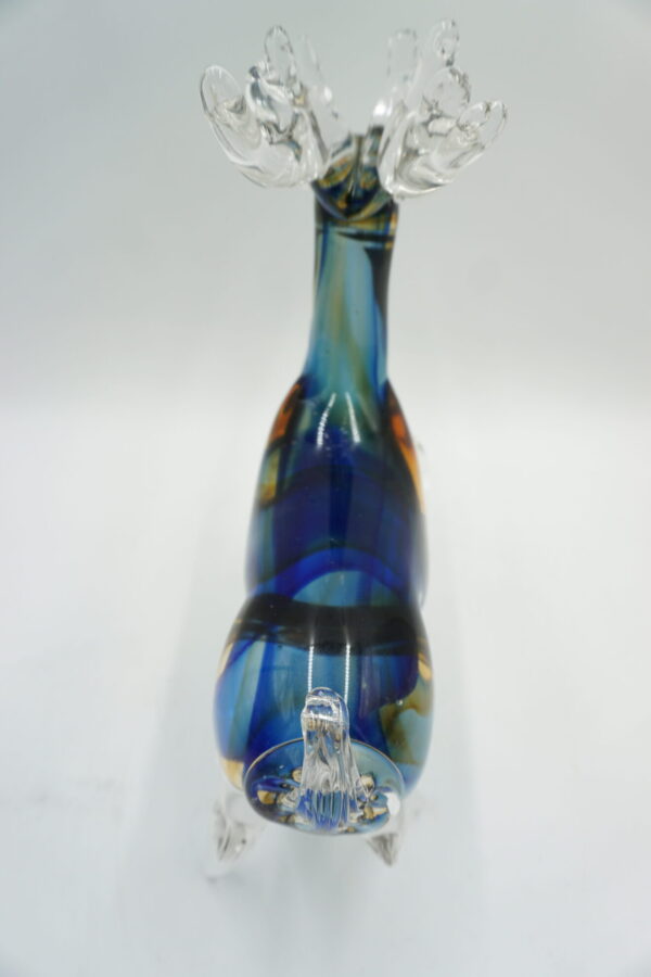 SZKŁO MURANO, FIGURA JELEŃ