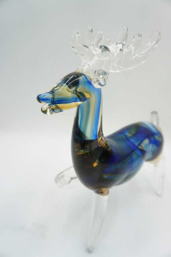 SZKŁO MURANO, FIGURA JELEŃ