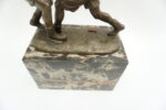 FIGURA Z BRĄZU WALKA BOKSERÓW
