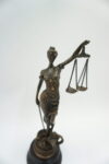 TEMIDA BOGINI SPRAWIEDLIWOŚCI Z BRĄZU 23cm dla prawnika!