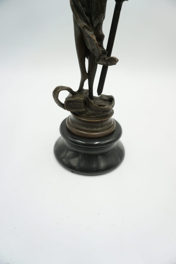 TEMIDA BOGINI SPRAWIEDLIWOŚCI Z BRĄZU 23cm dla prawnika!