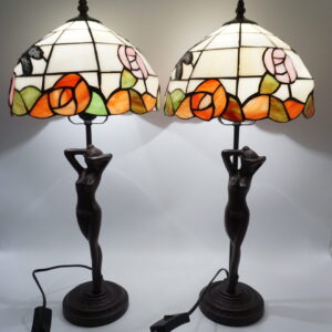 PARA LAMPEK WITRAŻOWYCH W STYLU TIFFANY KOBIETA !!