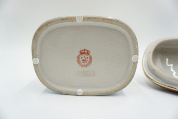 PORCELANOWA SZKATUŁKA BOMBONIERA MALOWANA