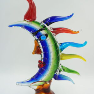 DEKORACYJNE SŁOŃCE BÓG SŁOŃCA MURANO STYLE