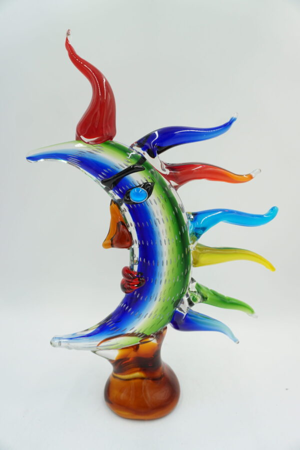 DEKORACYJNE SŁOŃCE BÓG SŁOŃCA MURANO STYLE