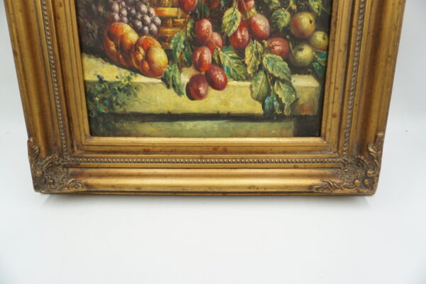 OBRAZ OLEJ NA DREWNIE, MARTWA NATURA - obraz olejny