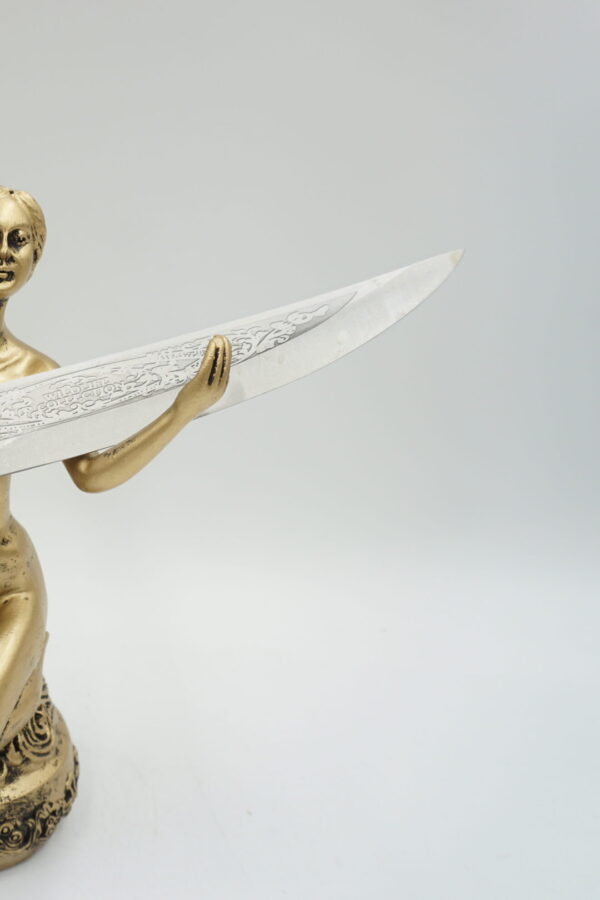 NÓŻ ORZEŁ + STOJAK KOBIETA