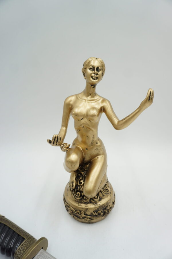 NÓŻ ORZEŁ + STOJAK KOBIETA