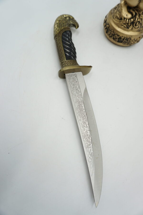 NÓŻ ORZEŁ + STOJAK KOBIETA