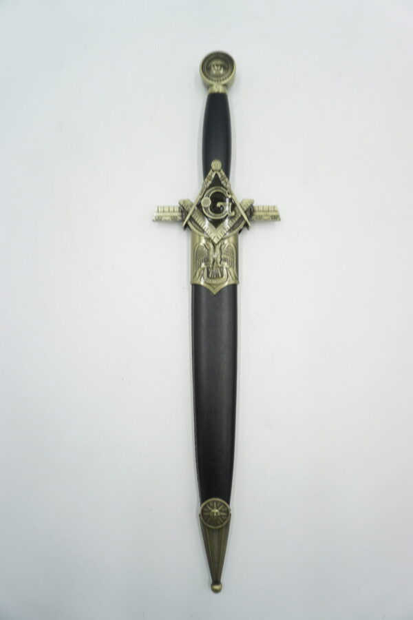 MASOŃSKI MIECZ CEREMONIALNY - DEKORACYJNY KORDZIK