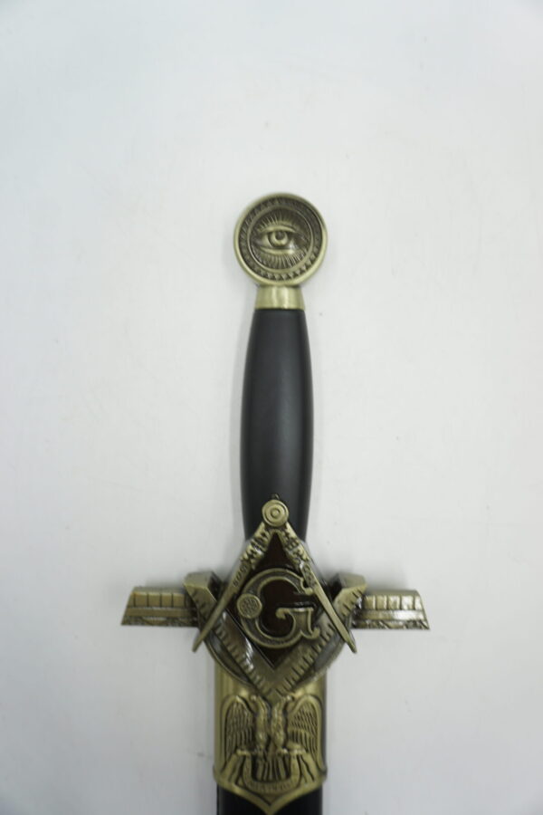 MASOŃSKI MIECZ CEREMONIALNY - DEKORACYJNY KORDZIK